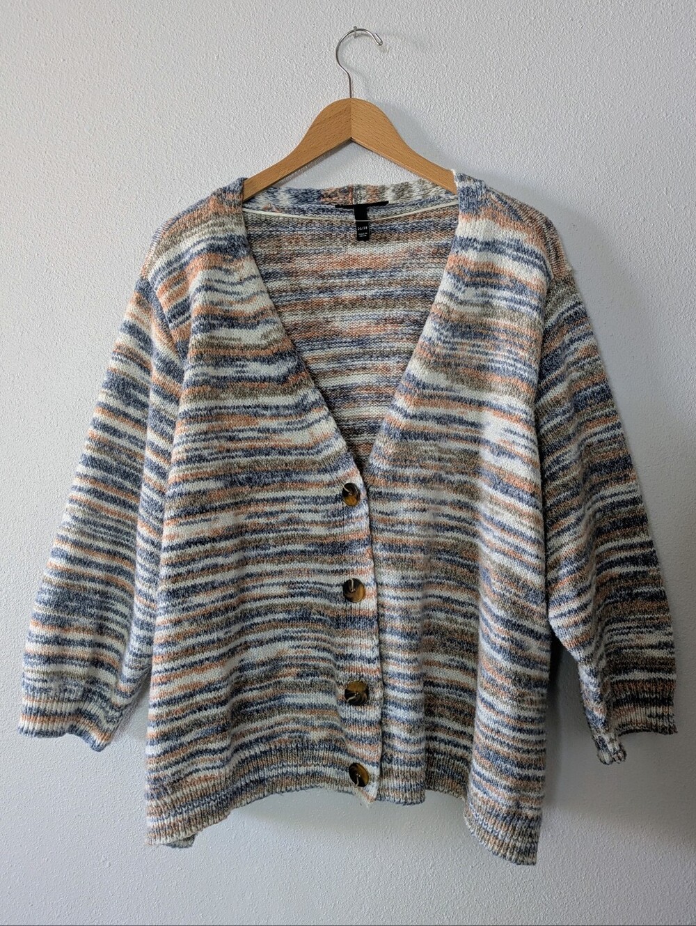 Lane Bryant Multicolored Knit Cardigan Women's 26/28